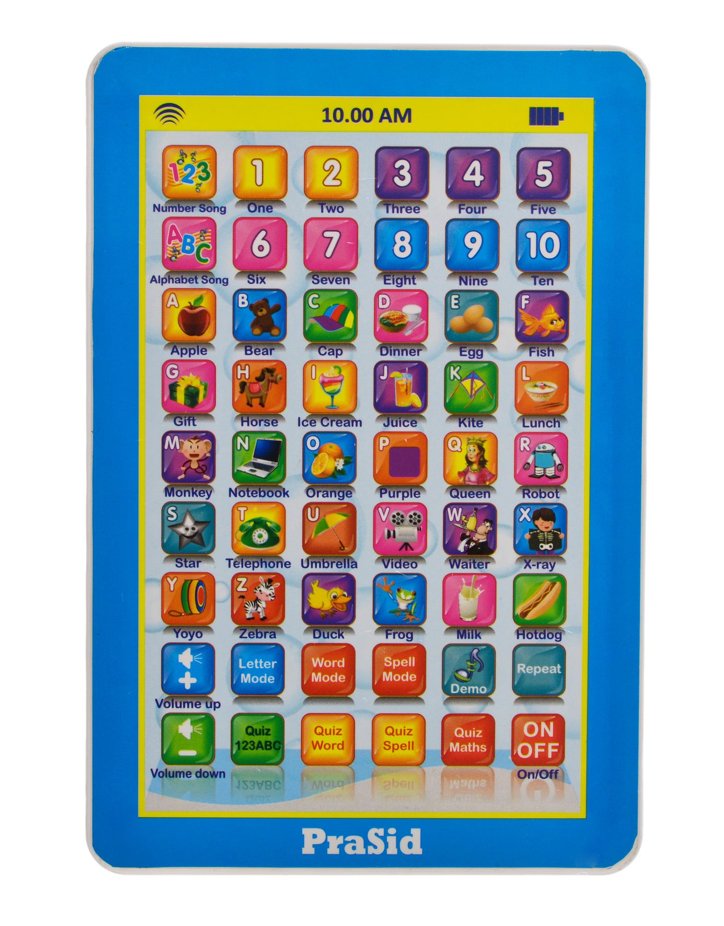 Prasid Mini My Pad English Learning Tablet for kids (Multicolor)