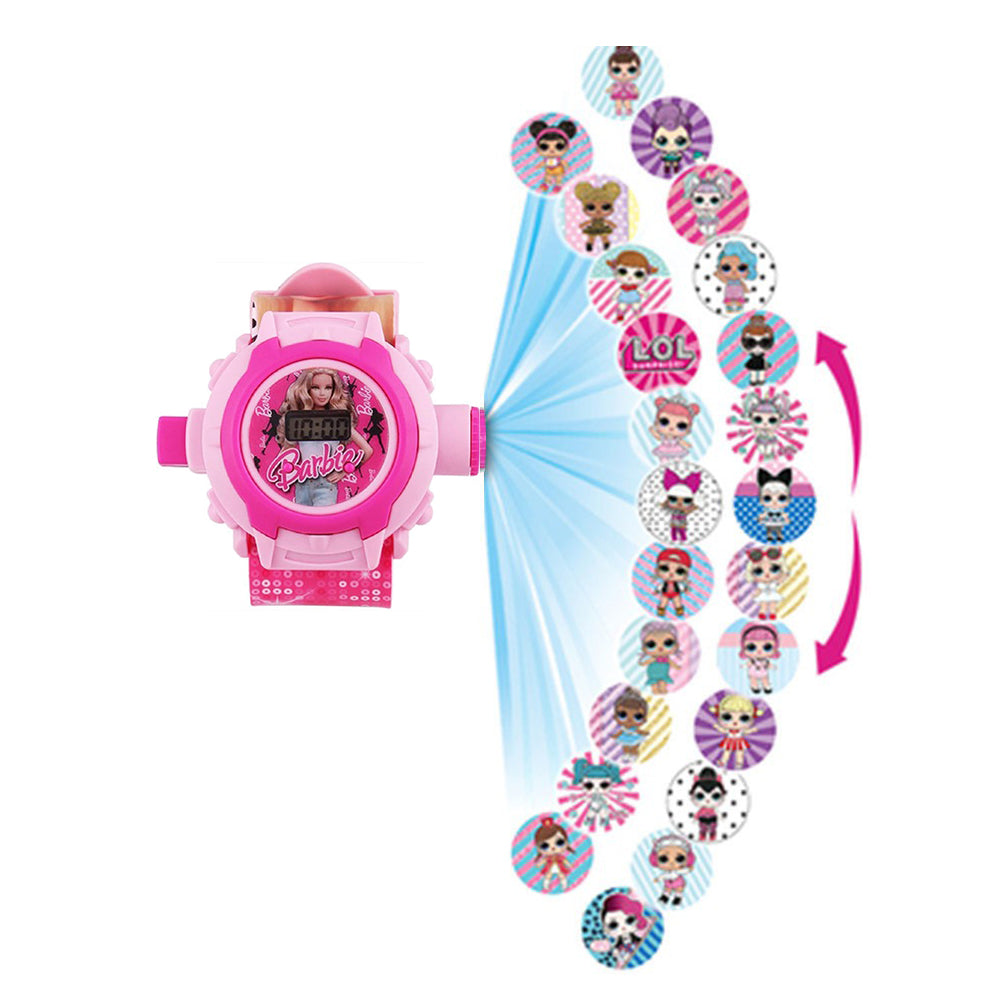 Pink Digital Projector Watch for Kids