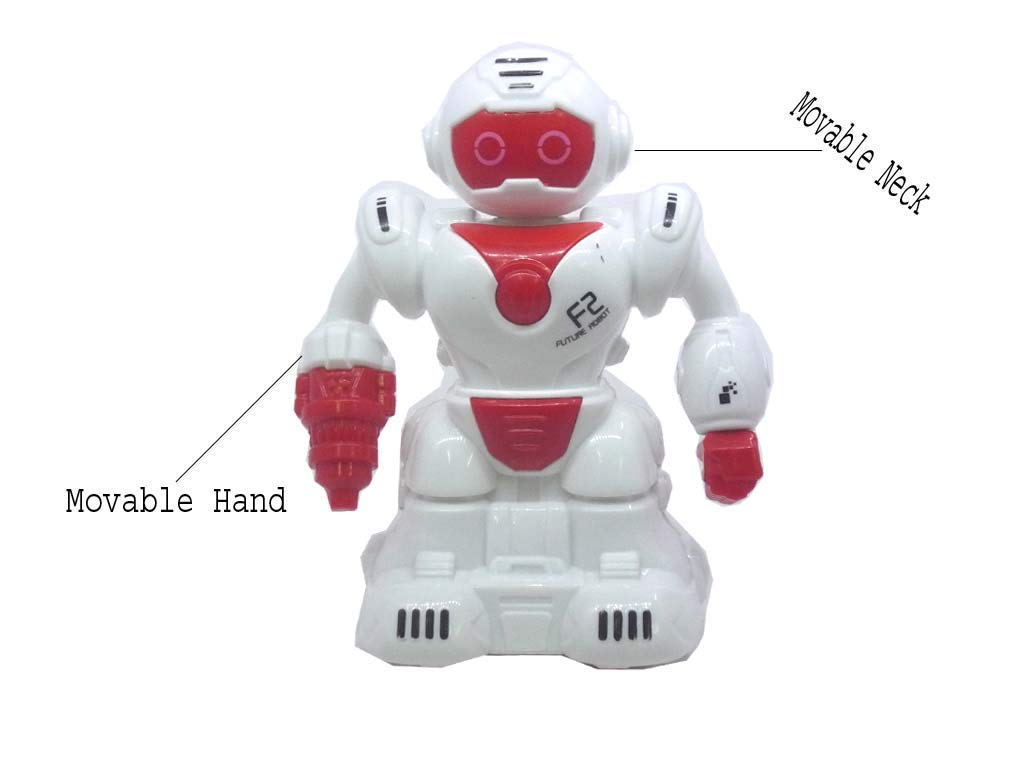 "Pull-Back Robot Toy with Movable Parts"