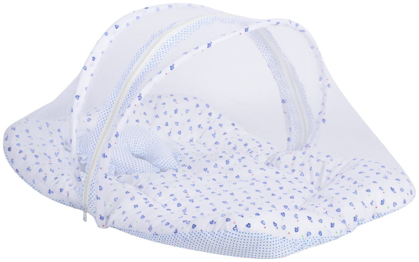 Convertible multi-color cotton mosquito net bed