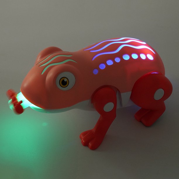 Electric Frog Toy: Sound, Light, Jumping, Singing