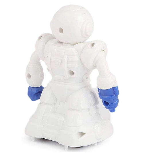 "Pull-Back Robot Toy with Movable Parts"