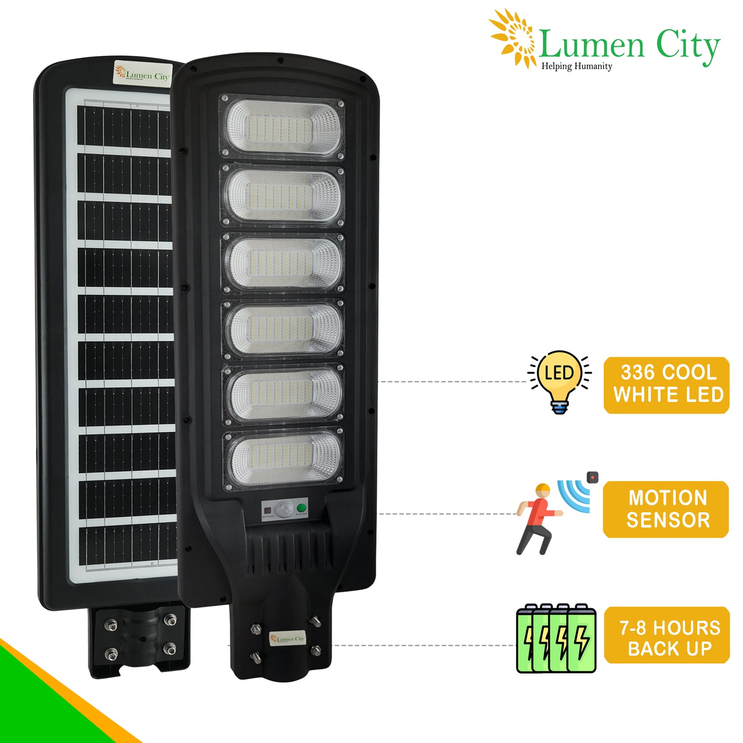 LUMEN CITY All in ONE Solar Street Light (180W)