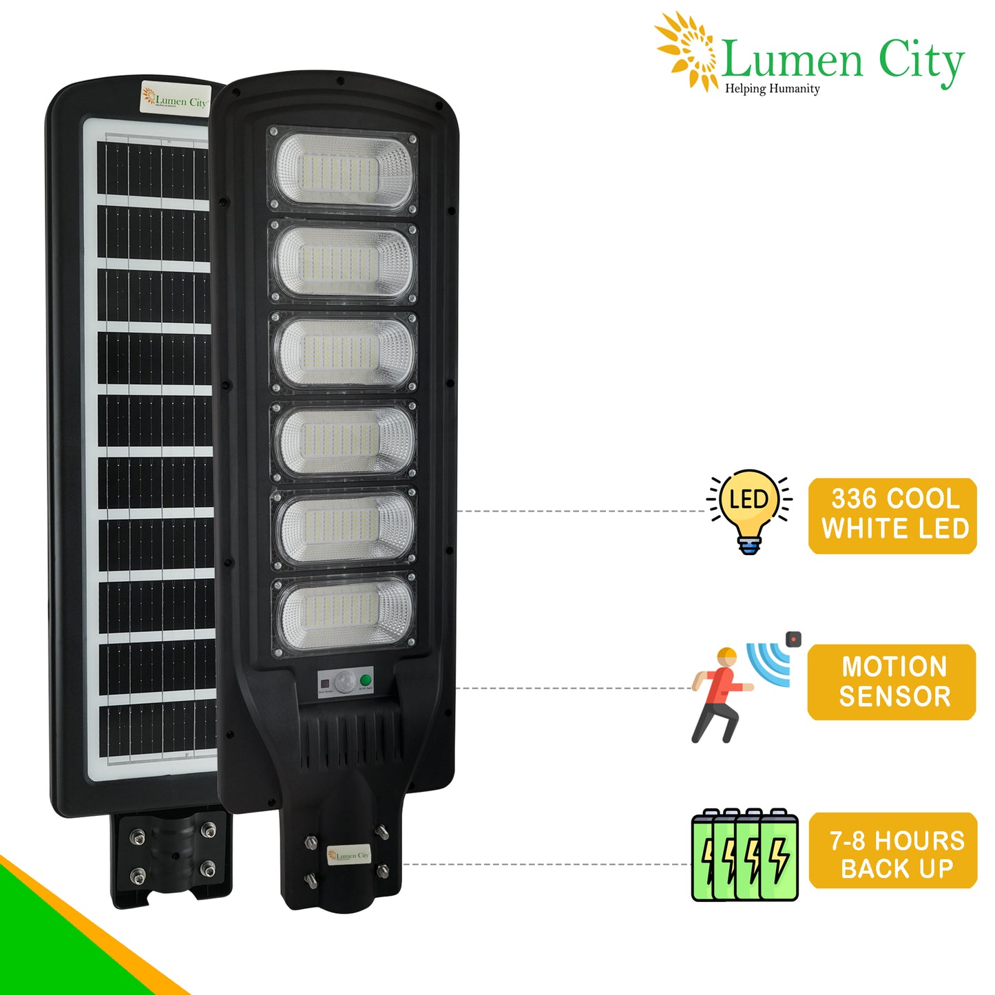 LUMEN CITY All in ONE Solar Street Light (180W)