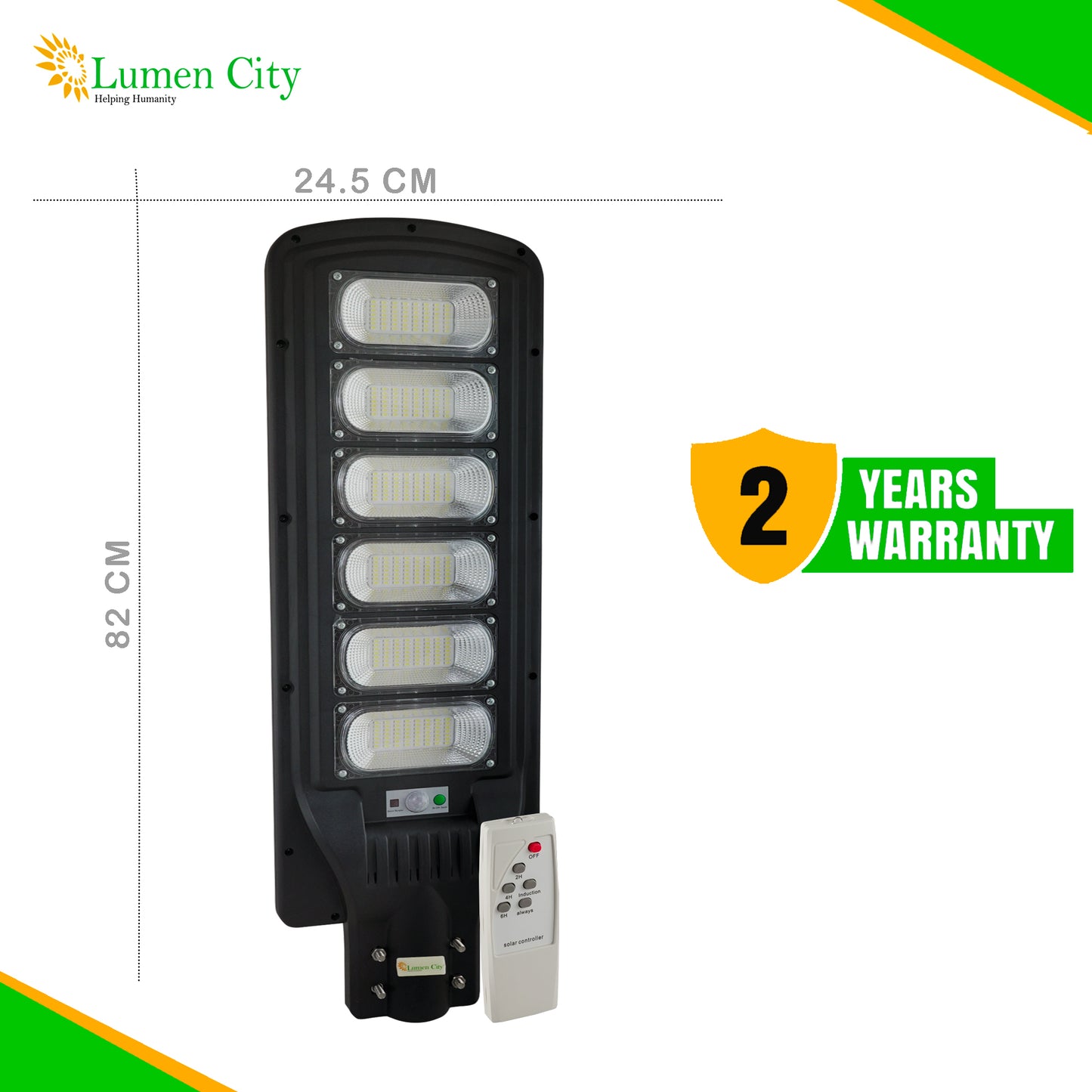 LUMEN CITY All in ONE Solar Street Light (180W)