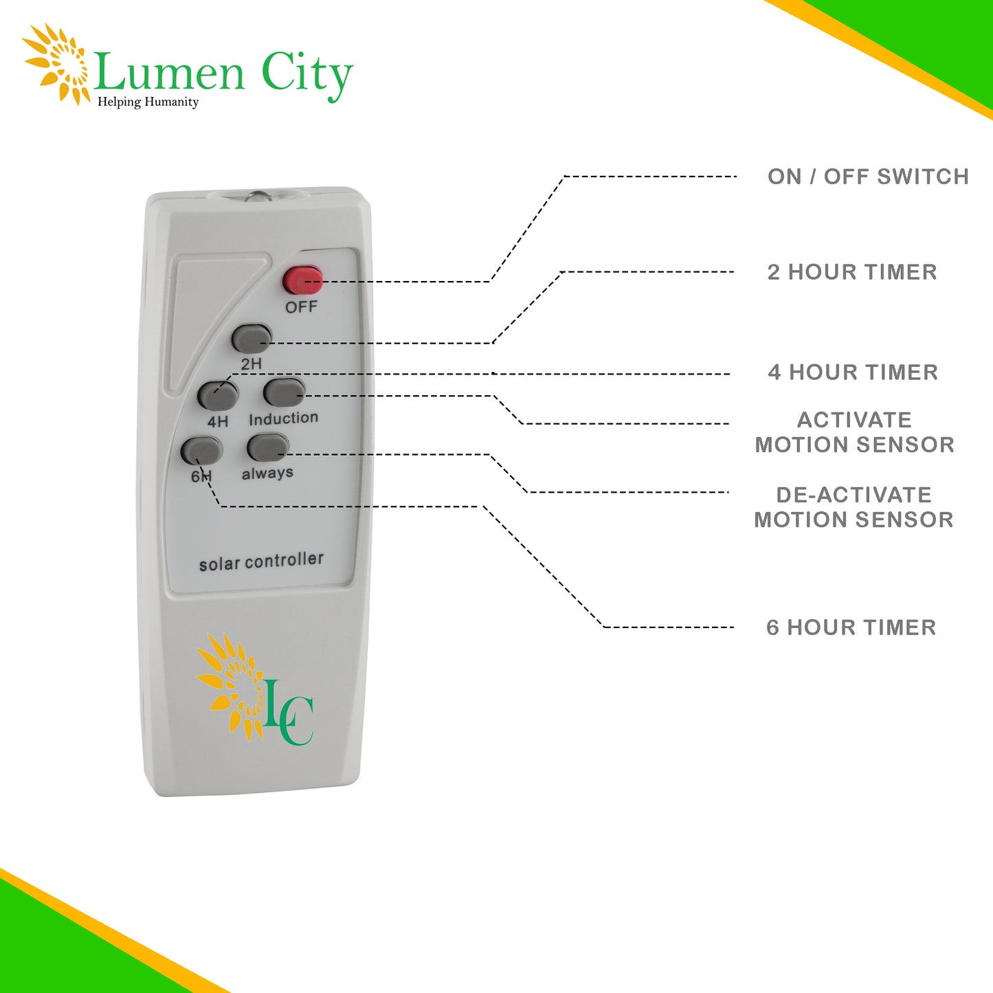 LUMEN CITY All in ONE Solar Street Light (180W)