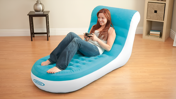 Intex Inflatable PVC Pool Side Splash Lounge With Intex Pump