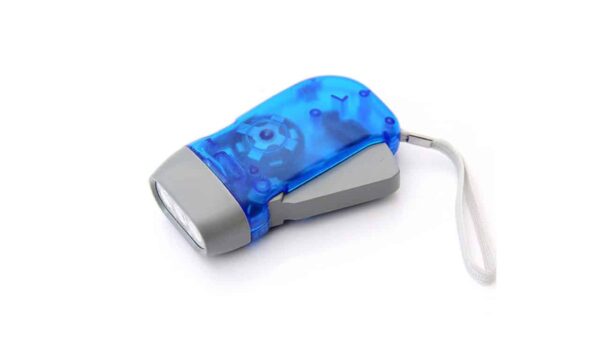 3 LED Hand Crank Torch With Li-Ion Battery (SET OF 2) - Image 2