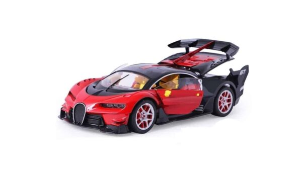 Remote Control RC Car with Opening Doors and Convertible 1:14 Scale Rechargeable Car Toy - Image 2