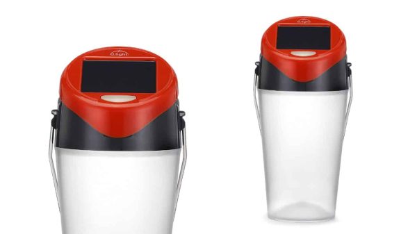 D Light S30 Solar Lantern With Solar Panel Transparent