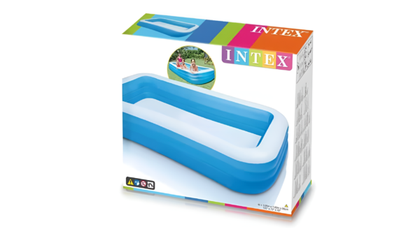 Intex Swim Center Family Inflatable Pool, 6 years 120x72x22 inches (Blue) 58484NP