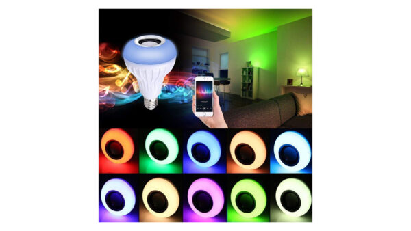 LED Music Light Bulb with Bluetooth RGB Changing Color Lamp - Image 7