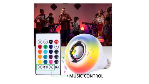 LED Music Light Bulb with Bluetooth RGB Changing Color Lamp - Image 8