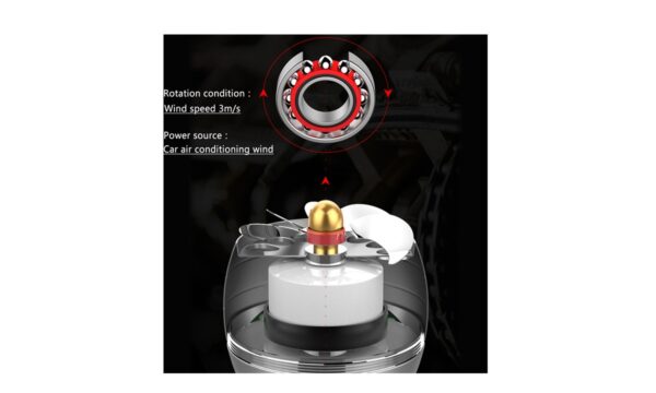 MINI AIR FORCE AIR VENT MOUNT PERFUME CLIP FAN AIR FRESHENER FRAGRANCE SCENT DECORATION - Image 15