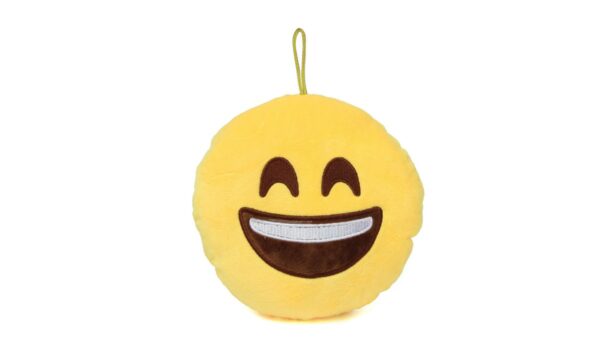 Mini Yellow Emoji Soft Hanging Stuffed Plush (12 Cm) (Set of 2)