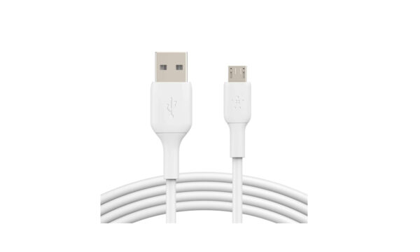 USB-A to Micro USB Charging Cable for Android Phones and Tablets (3.3 Feet/1 Meter, White) - Image 3