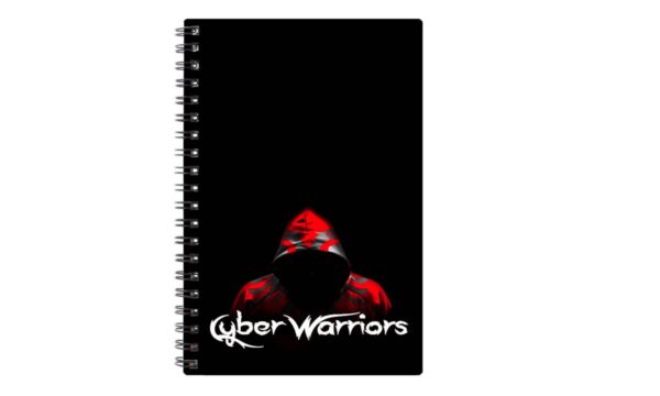 Spiral Notebook Diary A5 200 Pages - Cyber Warriors