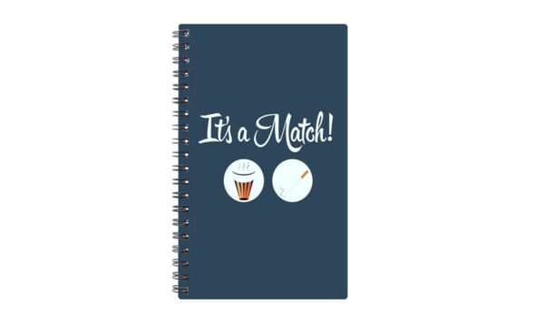 Spiral Notebook Diary A5 200 Pages - Its Match