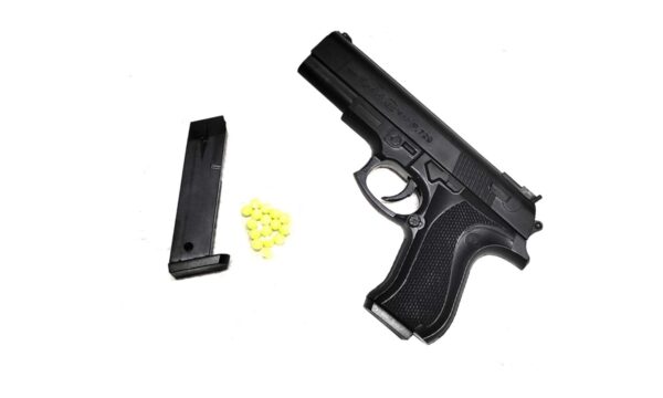 Toy Gun Black with 8 Round Reload and 6 mm Plastic BB Bullets for Kids Boys 10-12 Bullets - Image 4