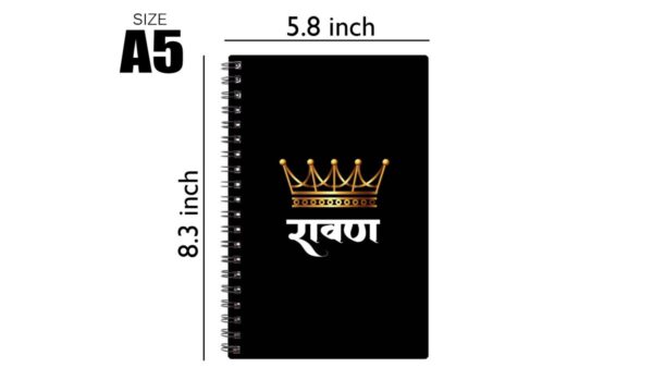 Spiral Notebook Diary A5 200 Pages - Ravan - Image 2