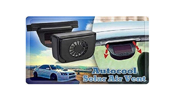 Auto cool Solar Powered Car Auto Cooler Ventilation Fan - Image 6