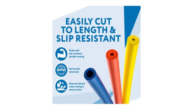 6-Pack of Foam Grip Tubing/Foam Tubing - Perfect for Utensils, Tools and More - BPA/Phthalate/Latex-Free - Image 2