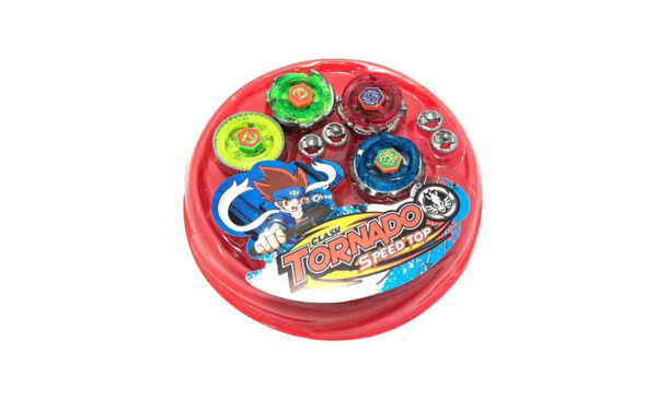 4 in 1 (2 Launchers) (4 Blade, Beyb) Metal Fusion Beyblades for Kids - Image 3