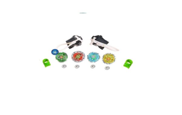 4 in 1 (2 Launchers) (4 Blade, Beyb) Metal Fusion Beyblades for Kids - Image 5