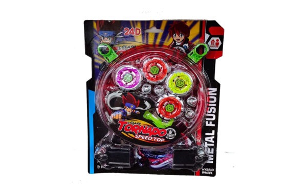 4 in 1 (2 Launchers) (4 Blade, Beyb) Metal Fusion Beyblades for Kids