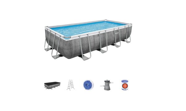 Bestway 16 feet x 8 feet x 4 feet  Portable Swimming Pool (56996) - Image 2