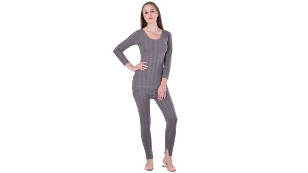 Oswal Premium – Women Thermal Lower – Charcoal Grey - Image 7