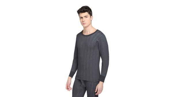 Oswal Premium - Men Thermal Top - Charcoal Grey - Image 5