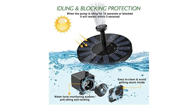 Solar Fountain Pump For Garden Decor. - Image 2