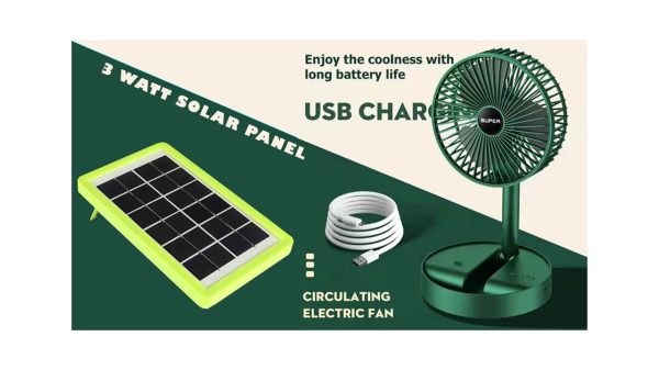 Portable Mini Fan With Solar