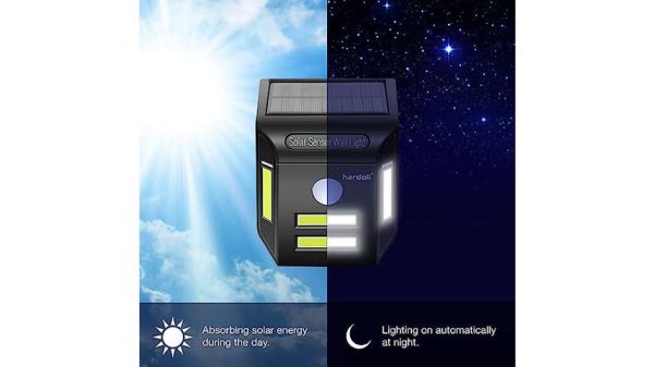 LED Powered Outdoor Waterproof Motion Sensor Super Bright Solar Lamp - Image 3