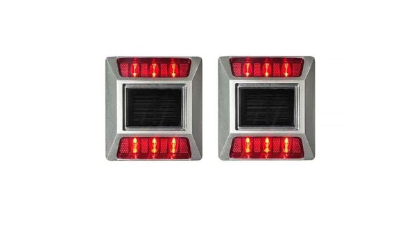 Solar Light Outdoor Road Stud for Home Garden ( set of 2)