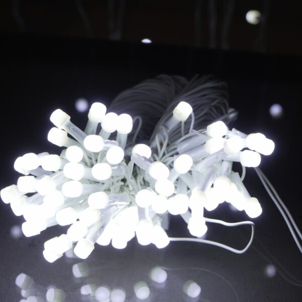 LED String Light 60 Feet | 72 Bulbs | Pure White - Image 3