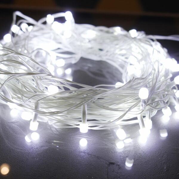 LED String Light 60 Feet | 72 Bulbs | Pure White