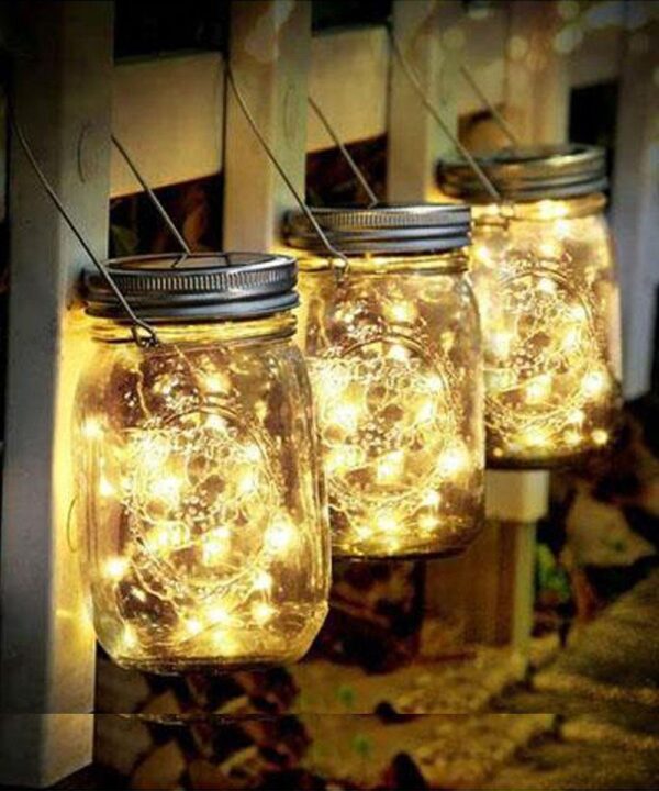 Solar Mason Jar Lights -1pc