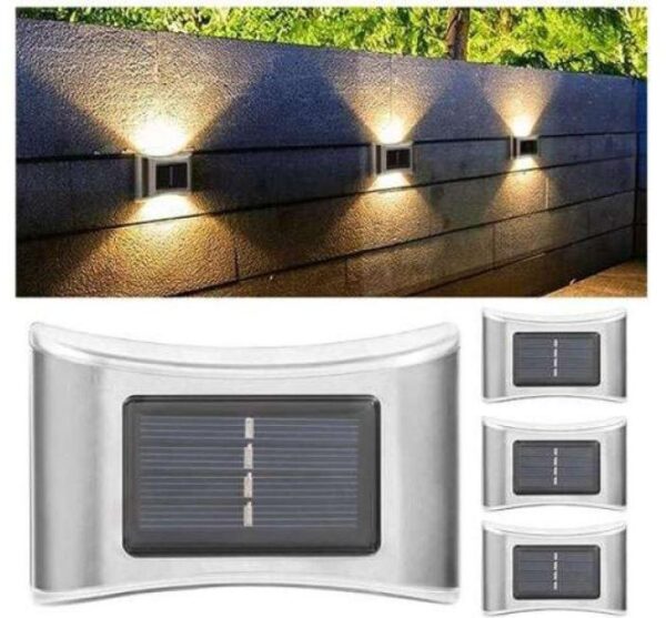 Solar Lights Outdoor Optically Controlled Sensor Lights (pack of 4)