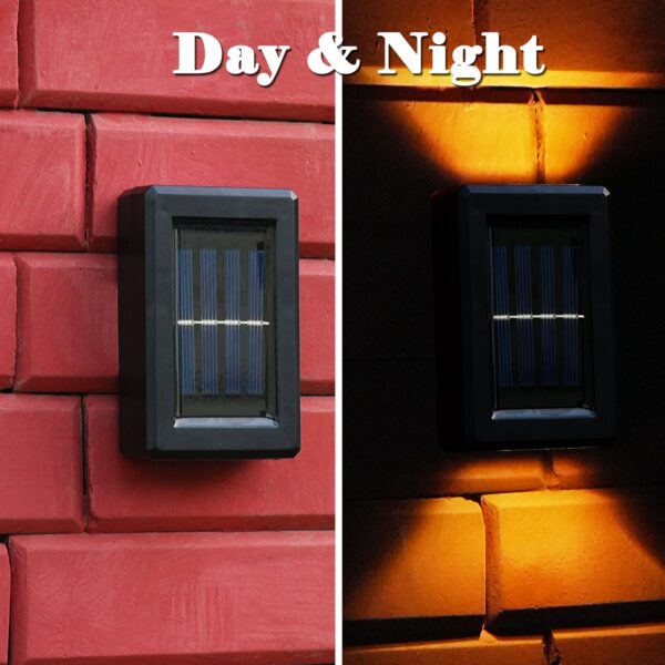 Solar Wall Light | 2 Way Outdoor Wall Light With Day and Night Sensor (1 PC)) - Image 3