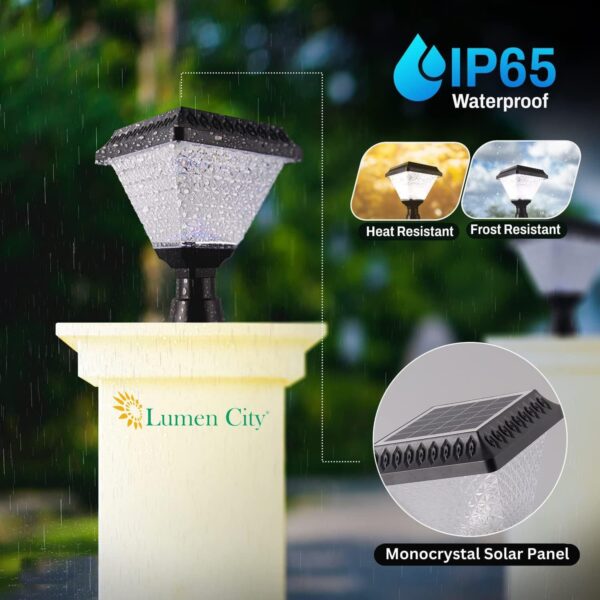 5w Solar Gate Light | Pillar Lamp | 1 PC - Image 5