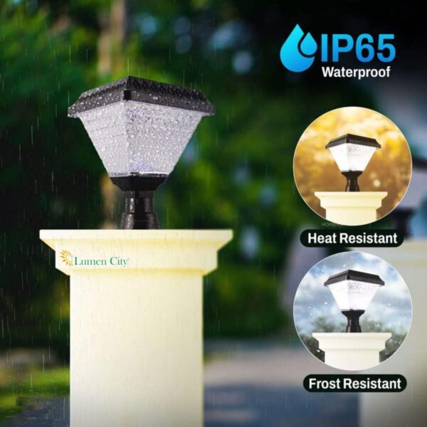 5w Solar Gate Light | Pillar Lamp | 1 PC - Image 2