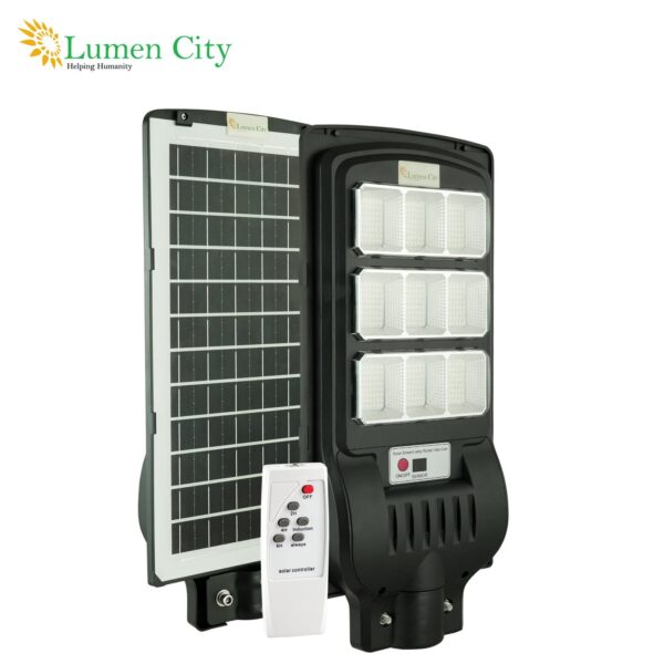 Solar Street Light 12W | Remote Control | 6-7 Hr Backup | 15000 mah Battery | Rapid Charging