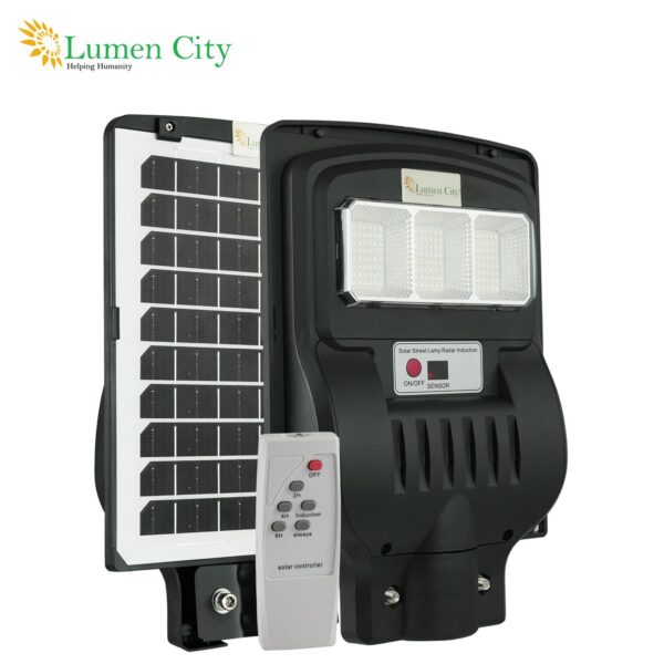 Solar Street Light 4W | Remote Control | 6-7 Hr Backup | 5000 mah Battery | Rapid Charging