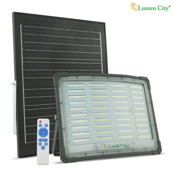 Solar Lens Flood Light 20W | Remote Control | 6-7 Hr Backup | 25000 mah Battery