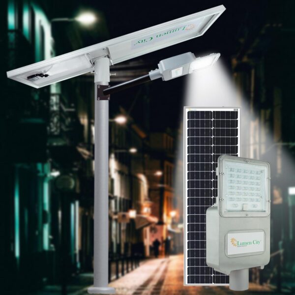 Semi-Integrated Solar Street Light 75W | 24 Hr Backup | 110000 mah Battery | Metal Body - Image 8