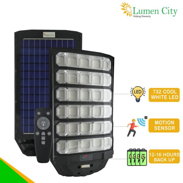 Solar Street Light 28W | Remote Control | 7-8 Hr Backup | 30000 mah Battery | Rapid Charging - Image 3