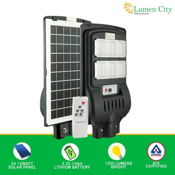 Solar Street Light 8W | Remote Control | 6-7 Hr Backup | 10000 mah Battery | Rapid Charging - Image 4