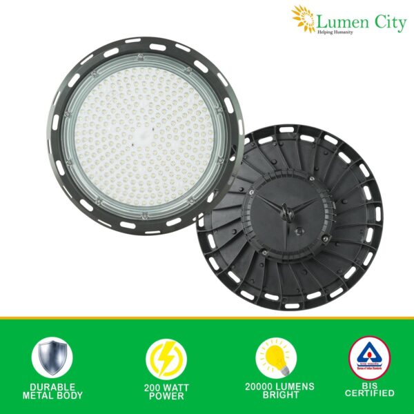 UFO High Bay Light 200W (Xenon LED) (28000 Lumens) - Image 3